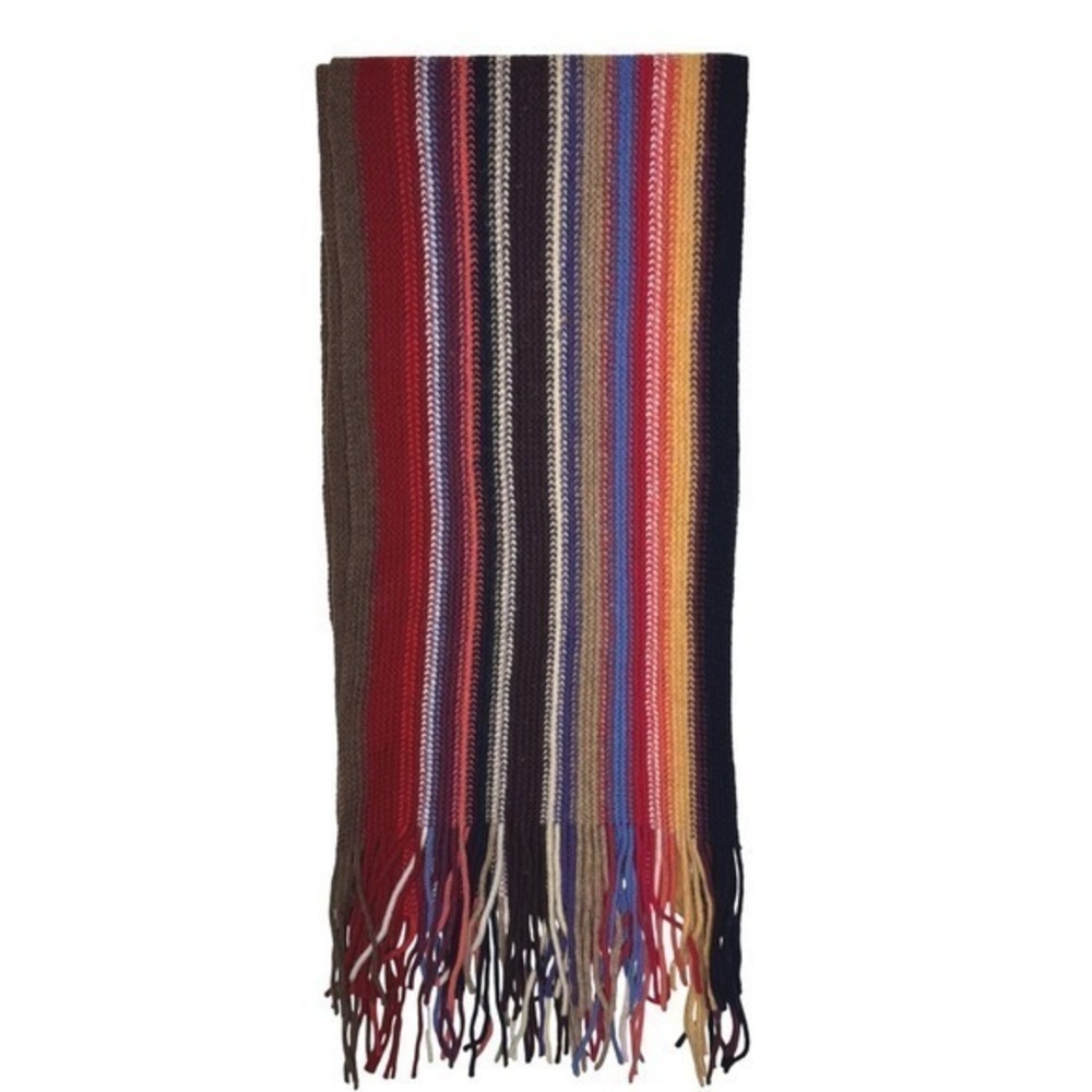 The Scarf Company‎ Wool scarf Multi Color Stripe